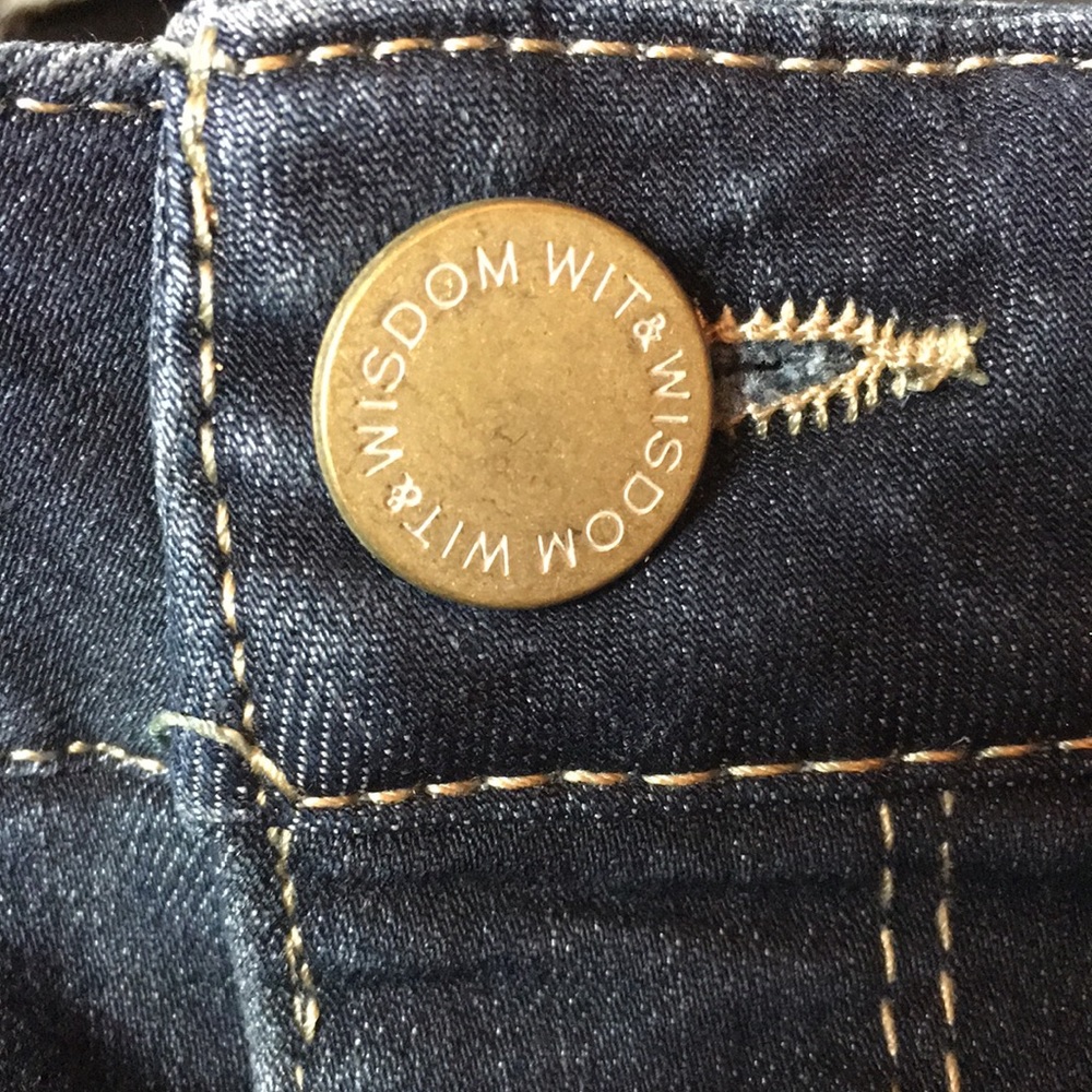 WIT & WISDOM Ab Solution Indigo Jeans Size 22W - Picture 6 of 13